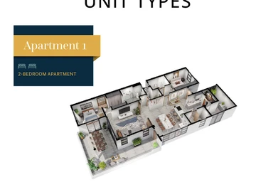Appartement de 2 Chambres