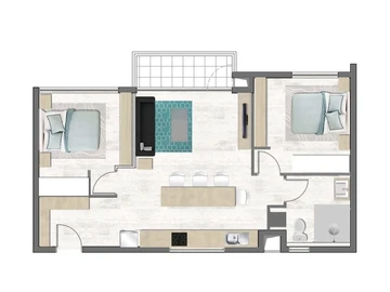 2 Bedroom Apartment